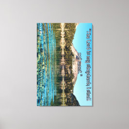 Lienzo El Señor Es Mi Pastor – Salmo 23:1 Escritura en Pa