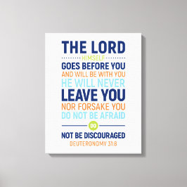 Lienzo El Señor Mismo Va Ante Ti, Deuteronomio 31:8