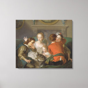 Lienzo El sentido del tacto, c.1744-47 (aceite en lona)