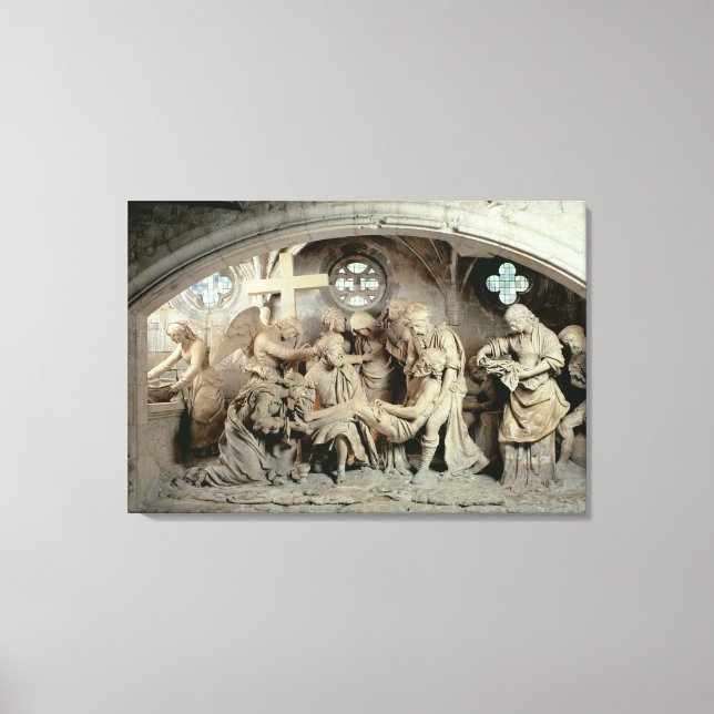 Lienzo El Sepulcro de Pascua, 1554-64 (piedra) (Anverso)