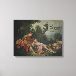 Lienzo El Shepherdess durmiente