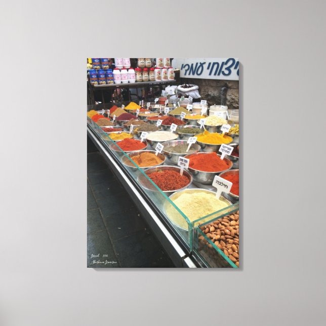 Lienzo El Shuk, Jerusalén Israel 2016 (Anverso)
