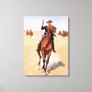 Lienzo El soldado de Frederic Remington