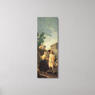 Lienzo El soldado y la señora joven, 1778-79