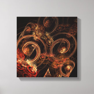 Lienzo El sonido de la música abstracta blanco y negro