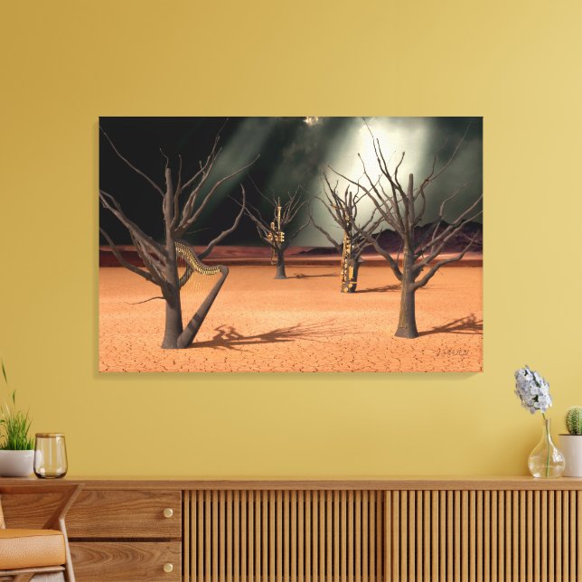 Lienzo El Sonido del Silencio (Insitu (Sala de estar))