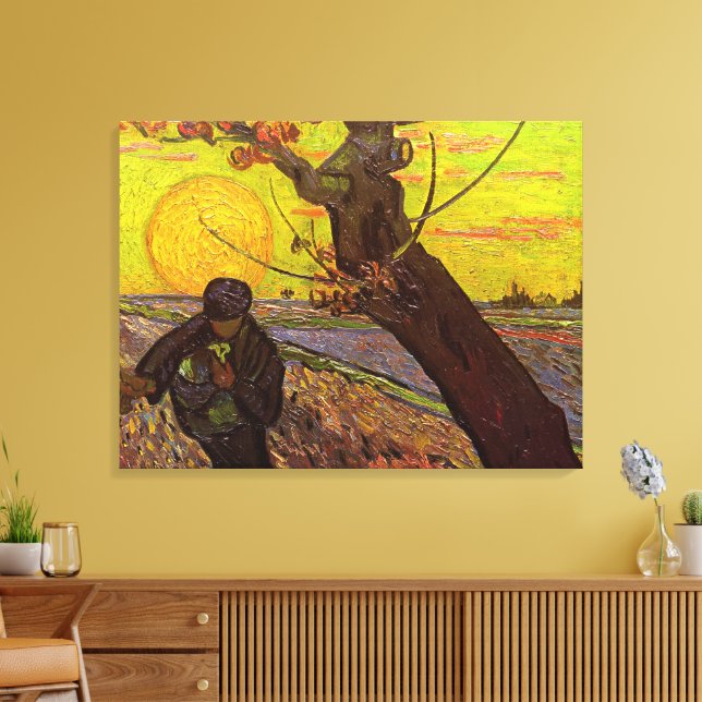Lienzo El Sower de Vincent van Gogh (Insitu (Sala de estar))