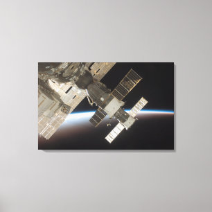 Lienzo El Soyuz atracado 13