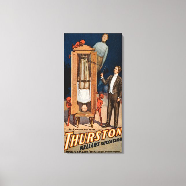 Lienzo El sucesor del Poster mágico Thurston Kellar (Anverso)