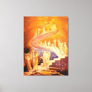 Lienzo El sueño de Jacob de William Blake
