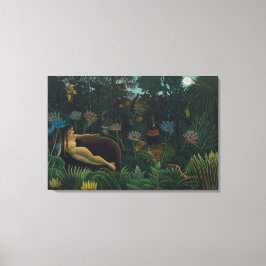 Lienzo El sueño (Exotique Le Reve) de Henri Rousseau
