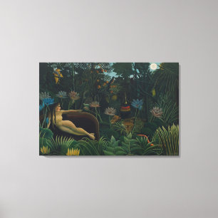 Lienzo El Sueño (Le Rêve Exotique) por Henri Rousseau