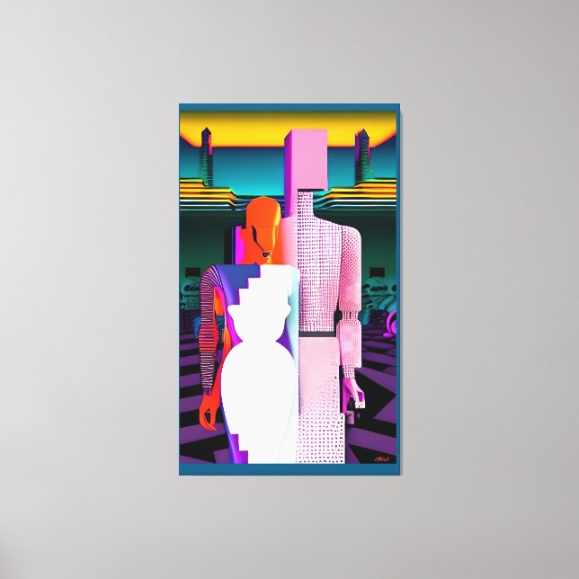 Lienzo El sueño tradicional del matrimonio (Anverso)