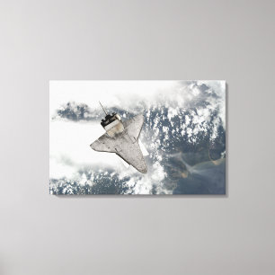 Lienzo El superficie inferior del descubrimiento del