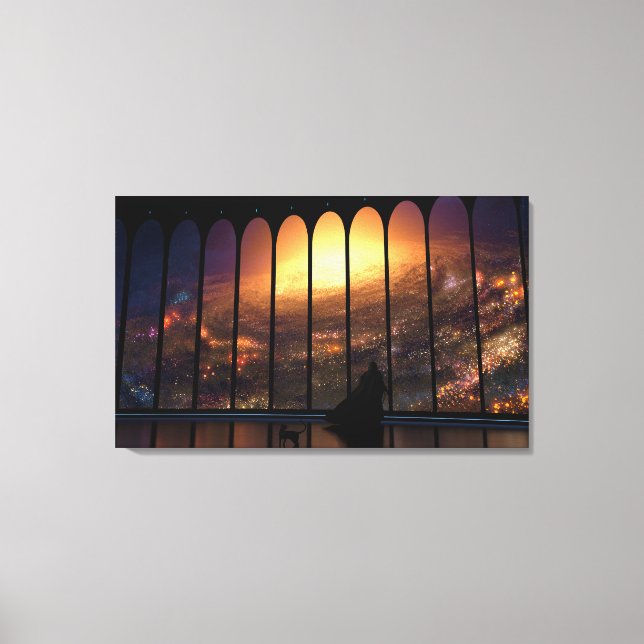 Lienzo El supervisor (2014) (Anverso)