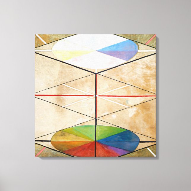 Lienzo El Swan Nº 23 | Hilma af Klint | (Anverso)