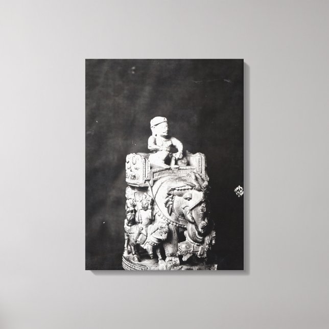 Lienzo El tablero de ajedrez de Carlomagno (Anverso)