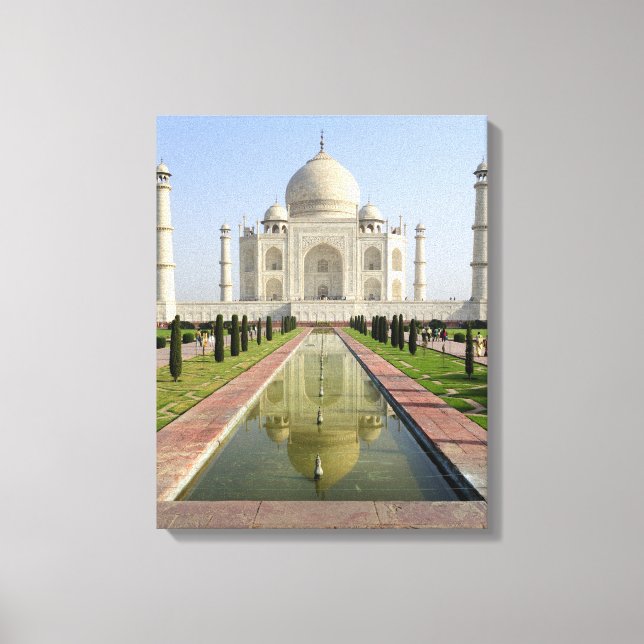 Lienzo El Taj Mahal, Agra, Uttar Pradesh, India, (Anverso)