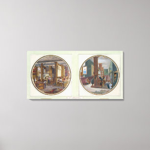 Lienzo El taller de los duendes, 1840