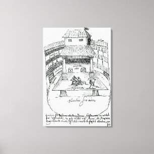 Lienzo El teatro del cisne, Southwark