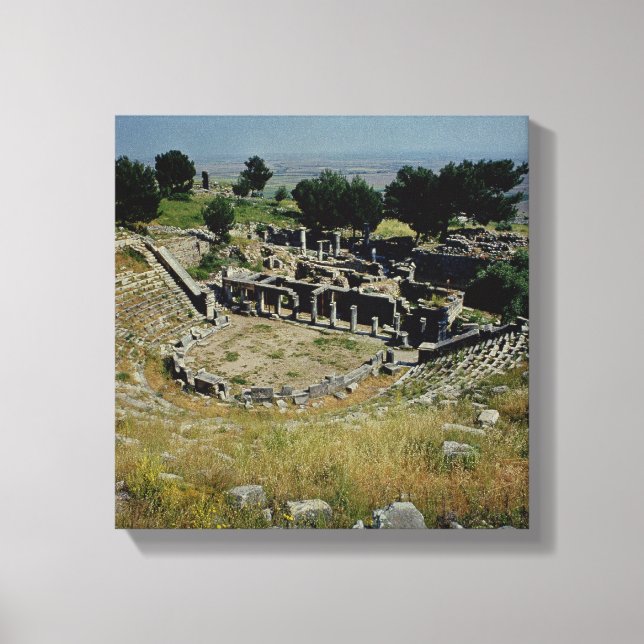 Lienzo El teatro griego (Anverso)