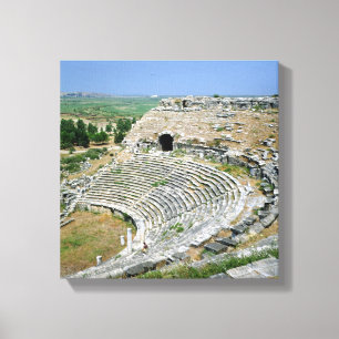 Lienzo El teatro romano, 1ro-2do ANUNCIO de los siglos