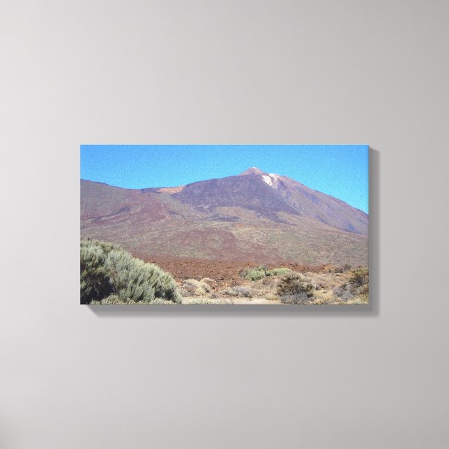 Lienzo El Teide, Tenerife (Anverso)