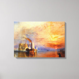 Lienzo El Temeraire que lucha