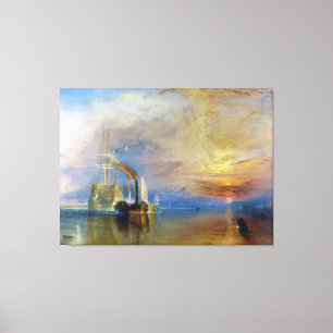 Lienzo El Temeraire que lucha de J.M.W. Turner