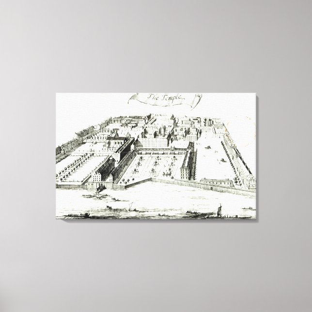 Lienzo El Templo (Anverso)