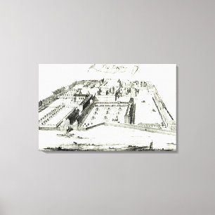 Lienzo El templo