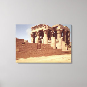 Lienzo El templo de Sobek y de Haroeris