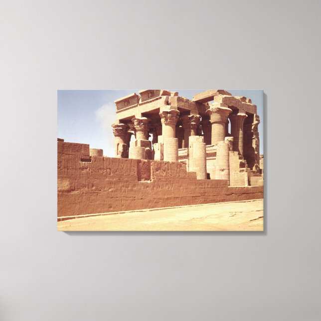 Lienzo El templo de Sobek y Haroeris (Anverso)