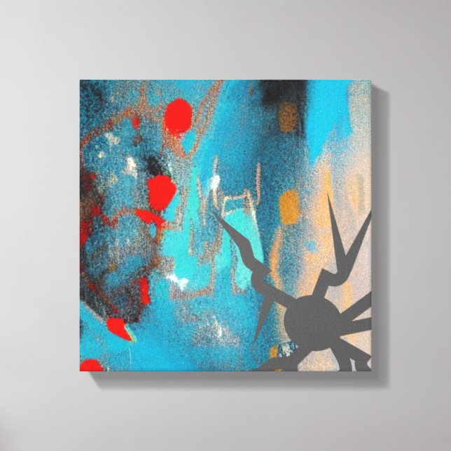 Lienzo El terremoto (Anverso)