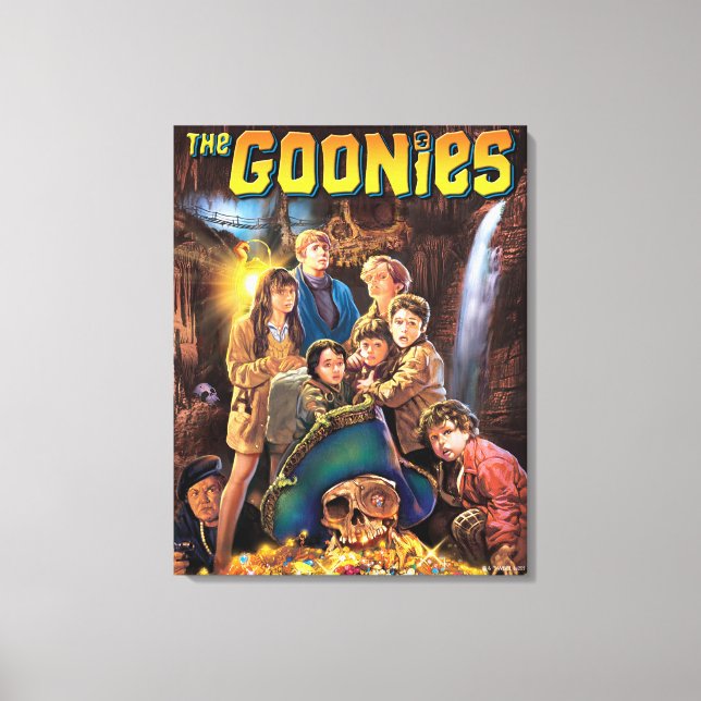 Lienzo El tesoro de un ojo de los Goonies Willy (Anverso)