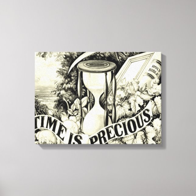 Lienzo El Tiempo De Vintage Es Precioso (Anverso)