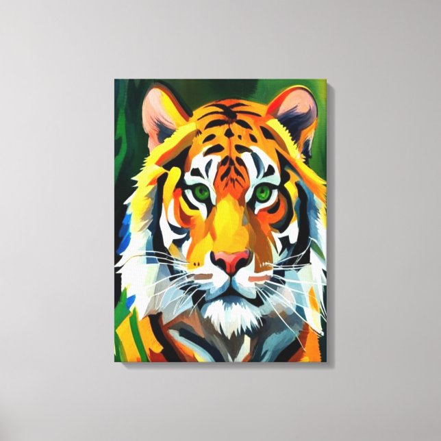 Lienzo El tigre (Anverso)