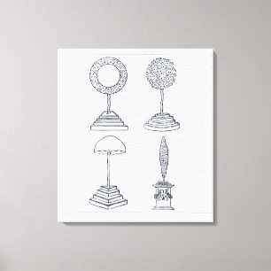 Lienzo El Topiary diseña, de "Hypnerotomachia Poliphili"