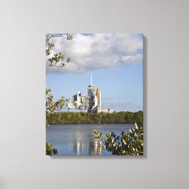 Lienzo El transbordador espacial Atlantis está listo (Anverso)