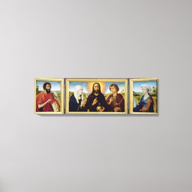 Lienzo El tríptico de la familia Braque, St. John the (Anverso)