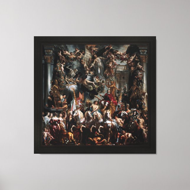 Lienzo El triunfo de Frederik Hendrik, Príncipe de Naranj (Anverso)