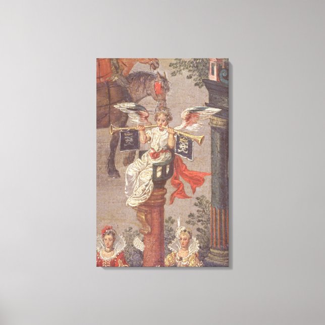 Lienzo El triunfo de Isabel (Anverso)