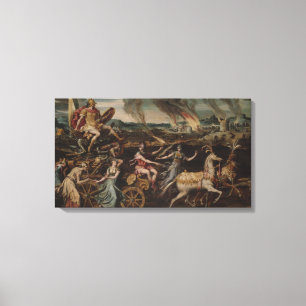 Lienzo El triunfo de Marte, c.1570 (aceite en el panel)