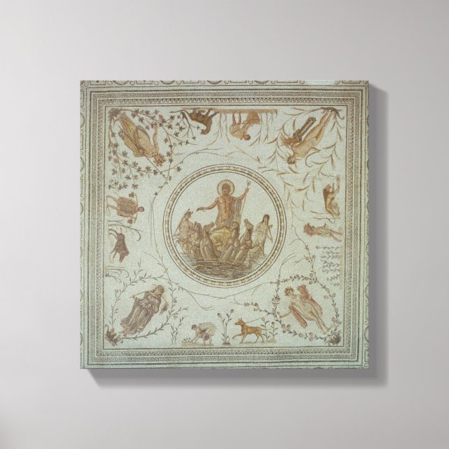 Lienzo El triunfo de Neptuno y las cuatro estaciones (Anverso)