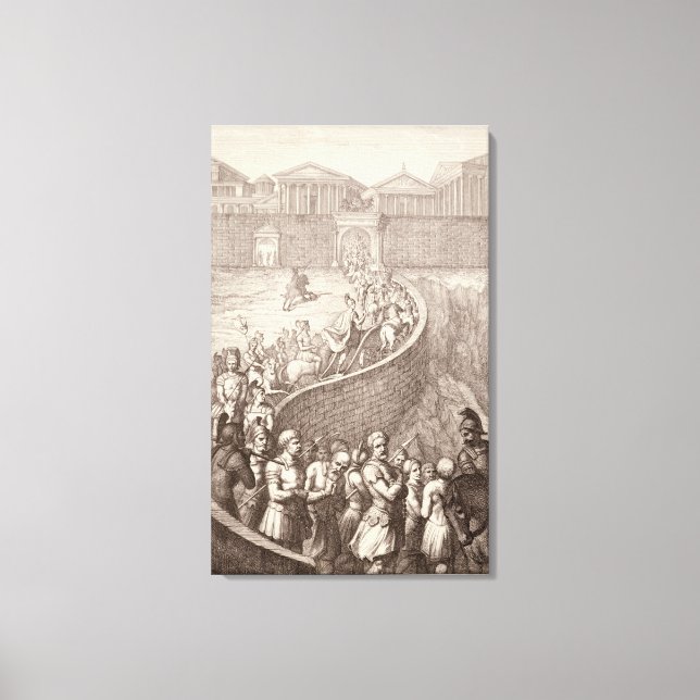 Lienzo El triunfo de Quinto Fabio (Anverso)