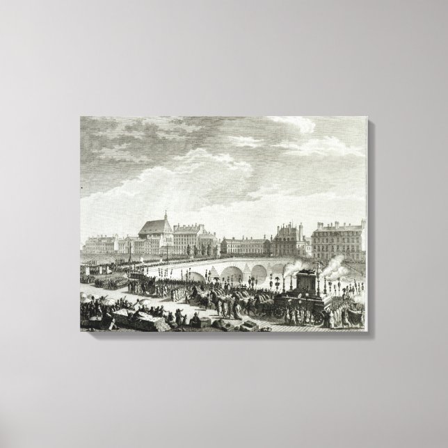 Lienzo El triunfo de Voltaire (Anverso)