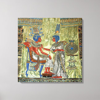 Lienzo El trono de Tutankhamon