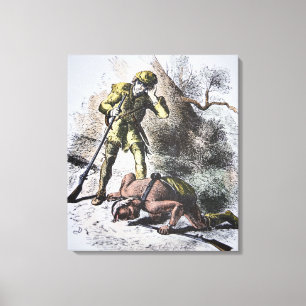 Lienzo 'El último de los mohicans' por James Fenimore Coo