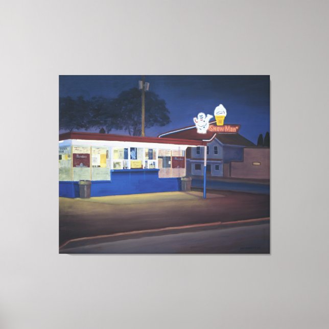 Lienzo El último día de verano (Anverso)