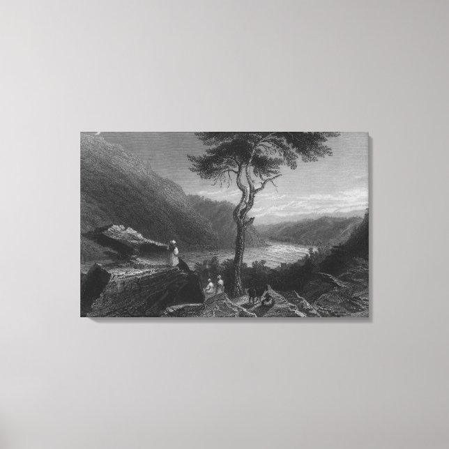 Lienzo El Valle de Shenandoah, de Jefferson (Anverso)